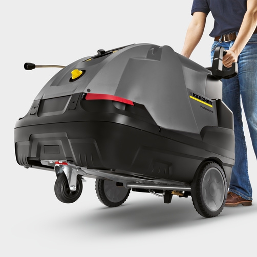 HDS 7/16 CX *EU-I Hochdruckreiniger mit Heißwasserfunktion, geeignet zum gründlichen Entfernen von Fett, Schmutz und Ablagerungen auf Fahrzeugen, Maschinen und Oberflächen.