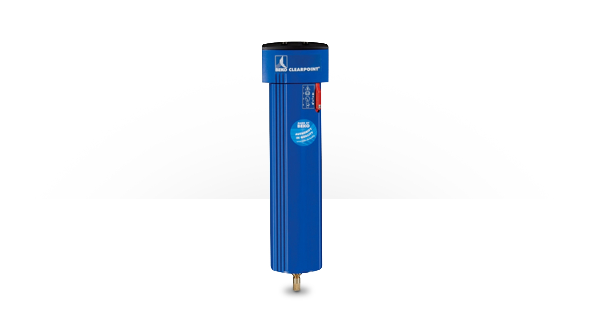 Filter CLEARPOINT 3eco M018 SWF zur Entfernung von Partikeln, Öl und Kondensat aus Druckluftsystemen, sorgt für saubere Luft und schützt nachgeschaltete Geräte.