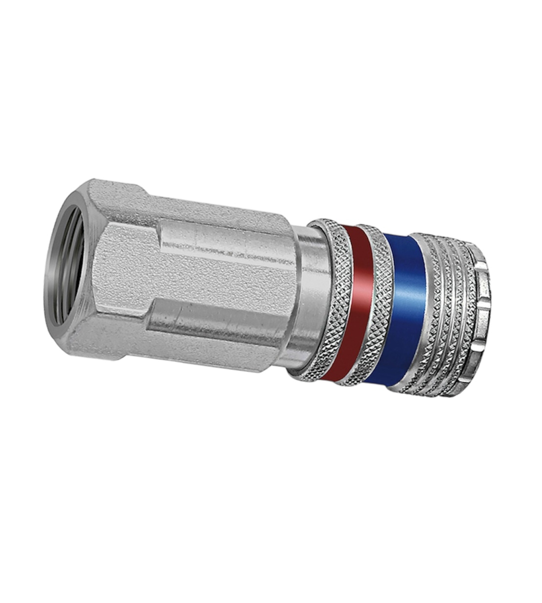 Sicherheits-Schnellkupplung SSK-NW 7,6 Sicherheits-Schnellkupplung SSK-NW 7,6 aus robustem Material, für sicheres und einfaches Kuppeln von Druckluftleitungen.