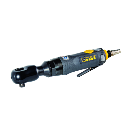 Handlicher Ratschenschrauber mit ergonomischem Griff und robustem Metallmechanismus, ideal zum effizienten Anziehen und Lösen von Schrauben in Werkstatt und Heimwerken.