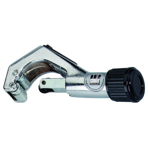 Robuster Rohrabschneider ROS 32 ALU zum präzisen Schneiden von Aluminium- und Kunststoffrohren, mit stabilem Schneidrad und ergonomischem Griff für saubere Schnitte.