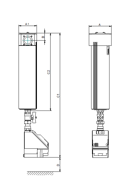 Wasserabscheider ClearPoint 3eco S075 WWB, entfernt zuverlässig Kondenswasser aus Druckluft und schützt Anlagen vor Feuchtigkeitsschäden.