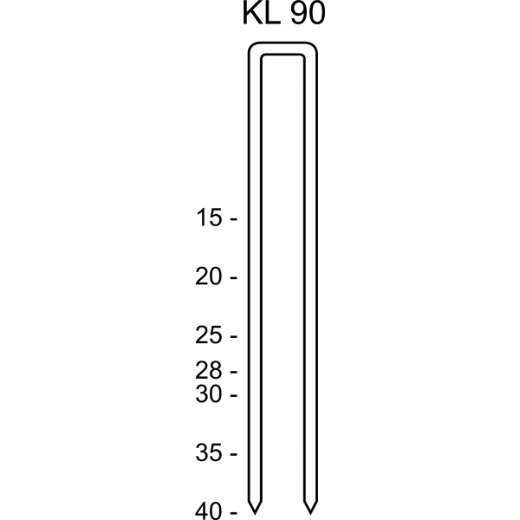 Klammern KL90/35CNKH/2000