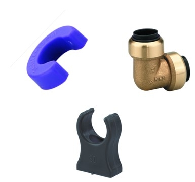AirNet Beginner-Set 15 mm mit allen Komponenten für den einfachen Aufbau eines Druckluftsystems, ideal für Werkstatt- und Heimgebrauch.