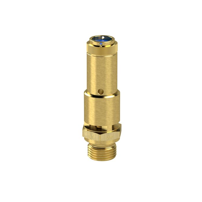 Sicherheitsventil DN 10, Messing, G 1/2, 11 bar