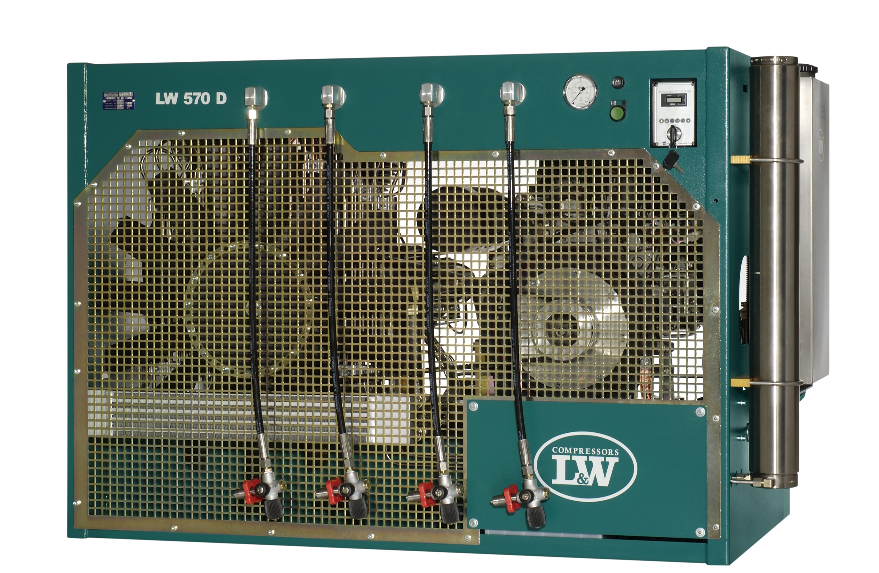 LW 570 D Kompressor, robustes Druckluftaggregat für Werkstatt- und Handwerkeinsätze, zuverlässig und langlebig