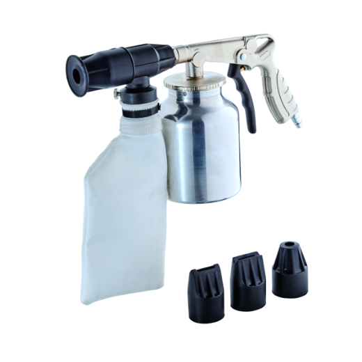 Strahlpistole für Druckluftanwendungen Hochwertige Strahlpistole für den gezielten Einsatz von Druckluft zum Reinigen, Entstauben und Entfernen von Schmutz in Werkstatt, Industrie und Handwerksbetrieben. Ergonomisches Design für komfortables Arbeiten und präzise Steuerung des Luftstroms.
