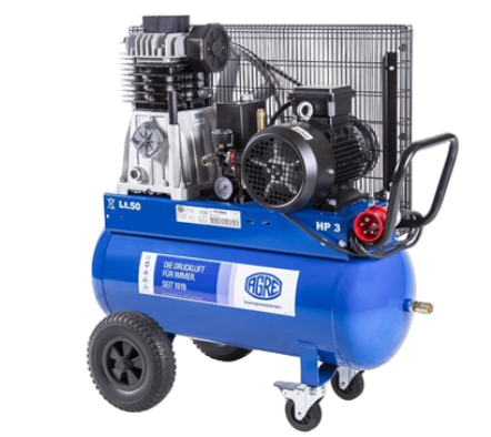 TWISTER Kompressor Set inklusive Zubehör für Werkstatt, Garage und Industrie, ideal für vielseitige Druckluftanwendungen.