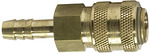 Mini-Kupplung mit Tülle für Druckluft Kompakte Mini-Kupplung mit Tülle, ideal zum schnellen Kuppeln von Druckluftleitungen und Werkzeugen, langlebig und robust.