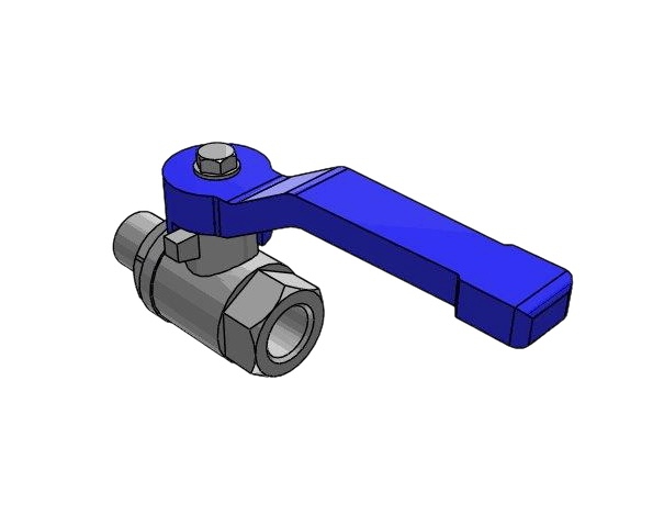 Kugelhahn für Rohrleitungen Robuster Kugelhahn zur zuverlässigen Steuerung des Durchflusses in Flüssigkeits- und Druckluftsystemen.
