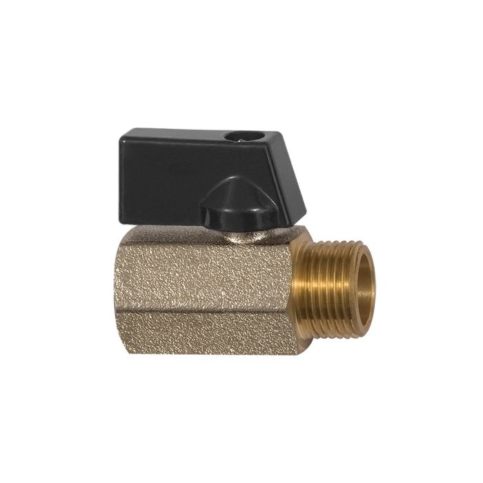Mini-Kugelhahn R 1/4" INNEN/AUSSEN