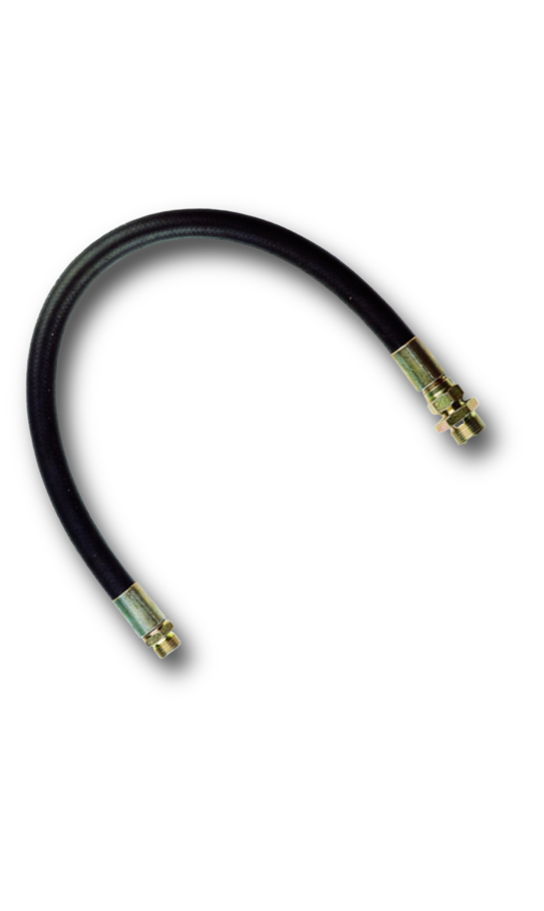Verbindungsschlauch aus robustem, flexiblem Material zur sicheren Verbindung von Druckluft-, Wasser- oder Hydrauliksystemen.