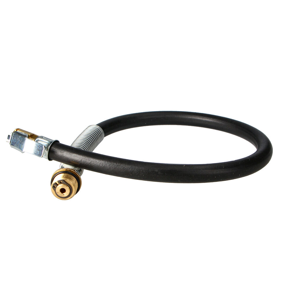 Füllschlauch mit Hebelstecknippel HSTN zur sicheren und einfachen Befüllung von Druckluftflaschen, ausgestattet mit robustem Schlauch und ergonomischem Hebelanschluss.