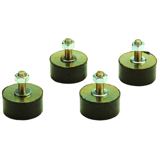 Gummischwingelemente für Maschinen und Anlagen Gummischwingelemente zur vibrationsdämpfenden Lagerung, reduzieren Schwingungen und schützen Maschinen sowie Untergründe