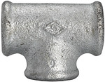 Reduzier-T-Stück aus robustem Metall oder Kunststoff zur Verzweigung und Reduzierung von Rohr- oder Druckluftleitungen.