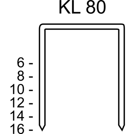 Klammern KL80/16CNK/3000
